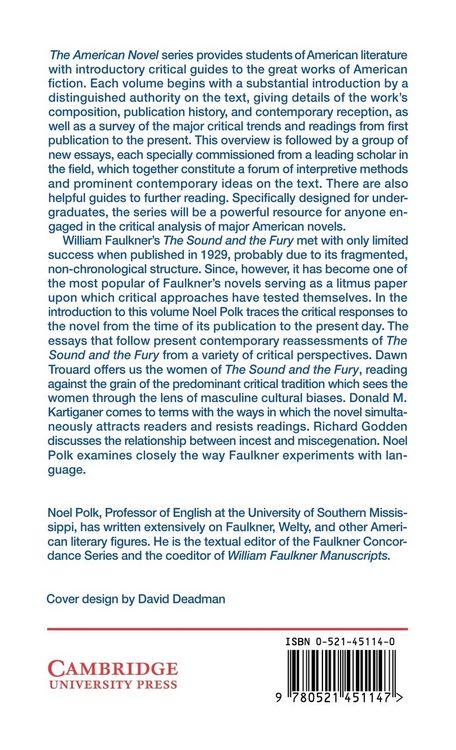 Produktbild: New Essays on the Sound and the Fury