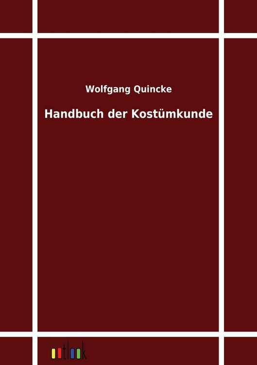 Produktbild: Handbuch der Kost&uuml;mkunde