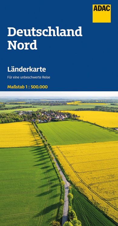 Produktbild: ADAC L&auml;nderkarte Deutschland Nord 1:500.000