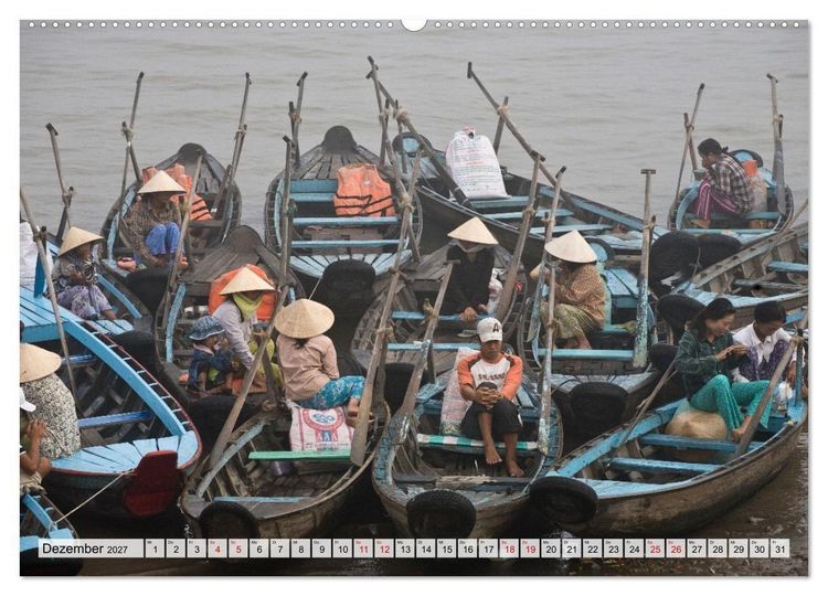 Produktbild: Vietnam - Momente einer Reise (hochwertiger Premium Wandkalender 2027 DIN A2 quer), Kunstdruck in Hochglanz