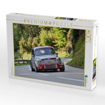 Produktbild: CALVENDO Puzzle Fiat Abarth 850 TC - 1964 | 1000 Teile Lege-Gr&ouml;&szlig;e 64x48cm Foto-Puzzle f&uuml;r gl&uuml;ckliche Stunden