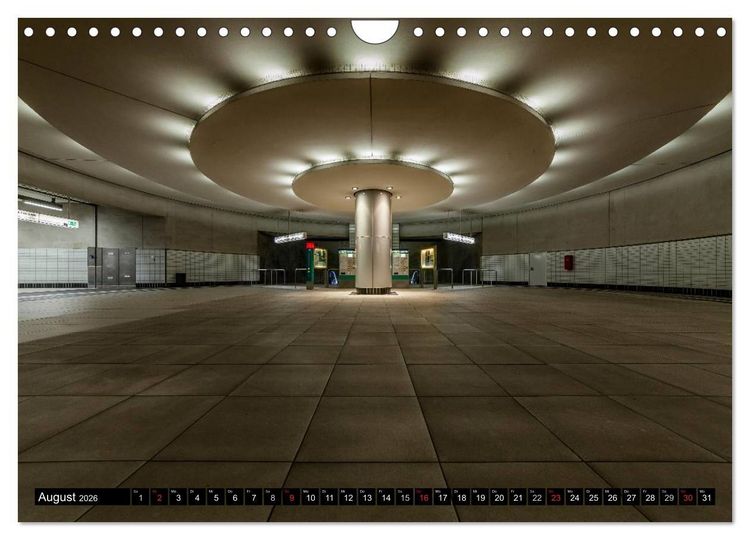 Produktbild: Frankfurt - mit der U-Bahn erfahren (Wandkalender 2026 DIN A4 quer), CALVENDO Monatskalender