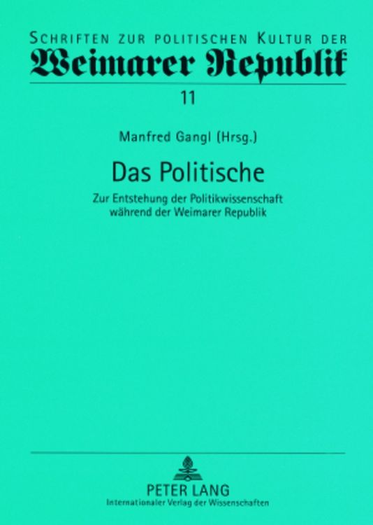 Produktbild: Das Politische