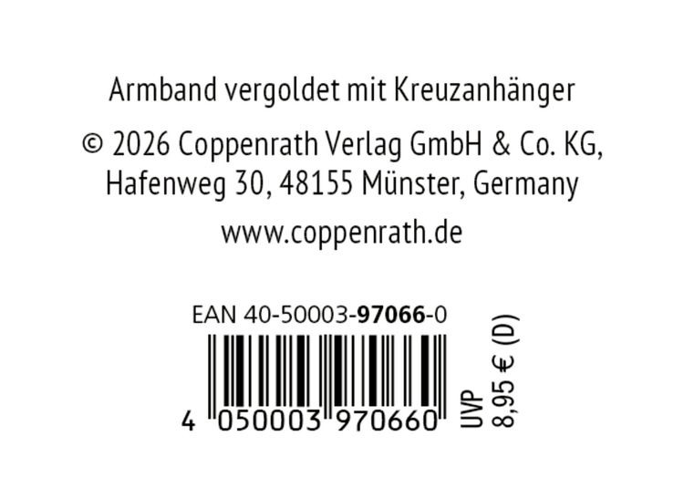 Produktbild: Armband &ndash; Armband mit Kreuzanh&auml;nger