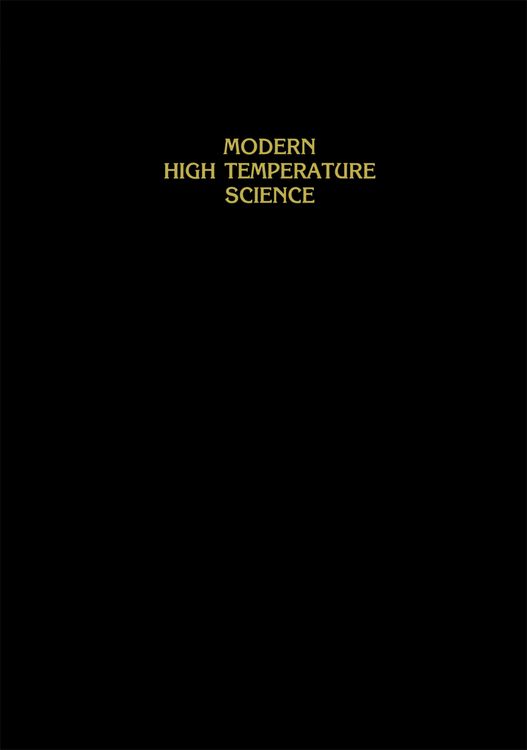 Produktbild: Modern High Temperature Science