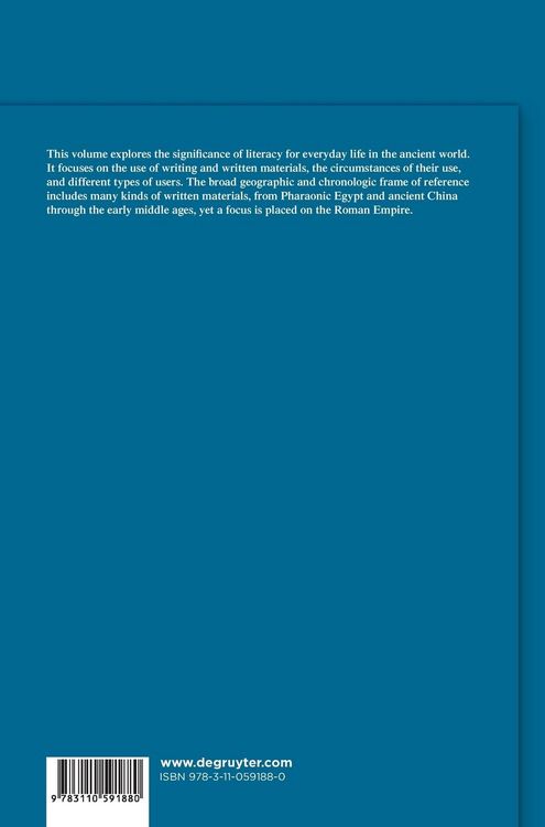 Produktbild: Literacy in Ancient Everyday Life