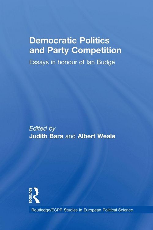 Produktbild: Democratic Politics and Party Competition