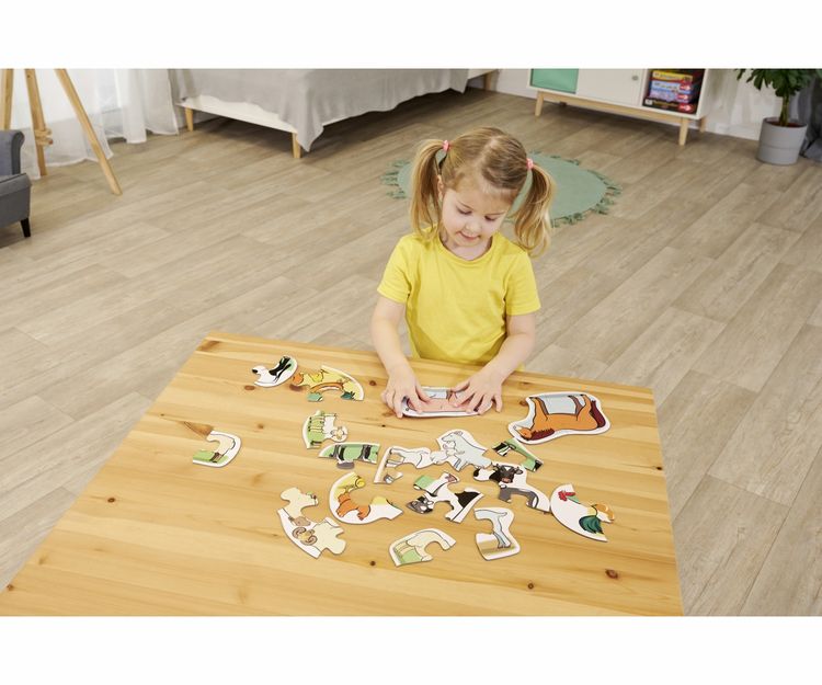 Produktbild: 6 erste Puzzles &ndash; Bauernhoftiere