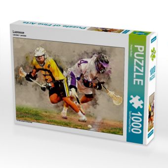 Produktbild: CALVENDO Puzzle Lacrosse | 1000 Teile Lege-Gr&ouml;&szlig;e 64 &times; 48 cm Foto-Puzzle f&uuml;r gl&uuml;ckliche Stunden