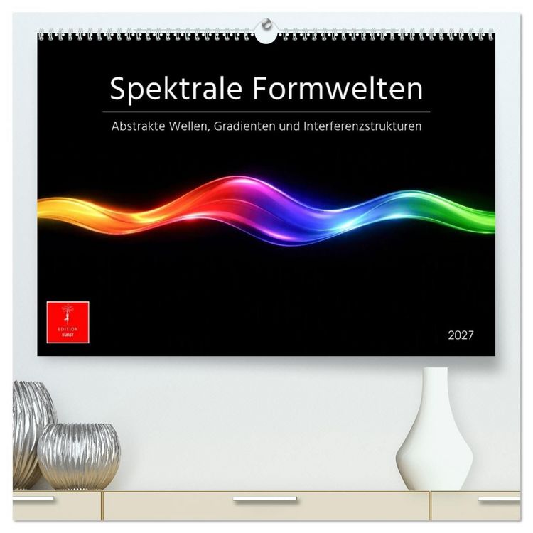 Produktbild: Spektrale Formwelten (hochwertiger Premium Wandkalender 2027 DIN A2 quer), Kunstdruck in Hochglanz