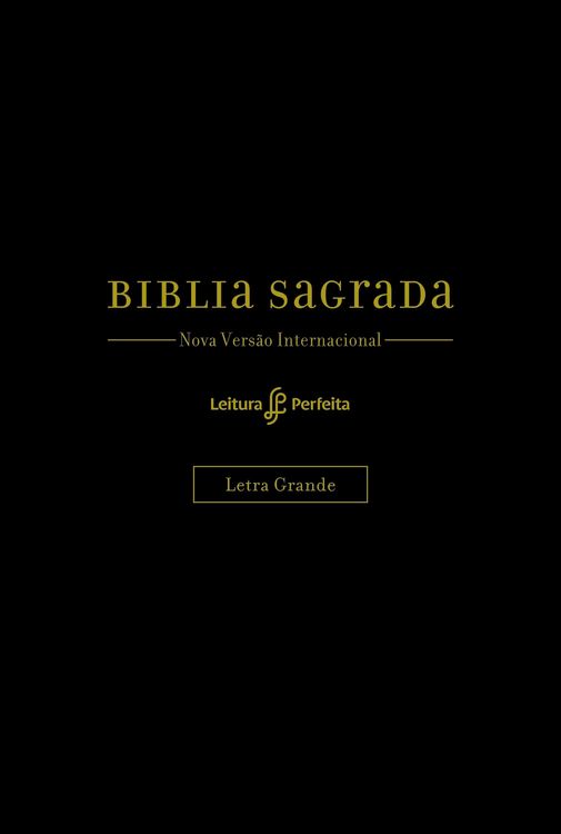 Produktbild: B&iacute;blia NVI, Capa luxo preta, Letra Grande, Com Espa&ccedil;o para Anota&ccedil;&otilde;es