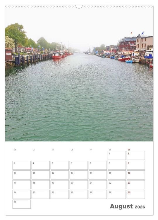 Produktbild: Mein Warnem&uuml;nde - Das moderne Ostseebad im Norden von Rostock (Wandkalender 2026 DIN A2 hoch), CALVENDO Monatskalender