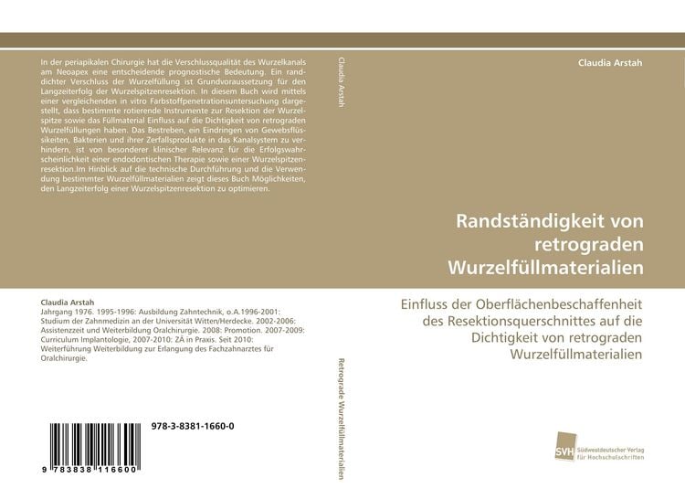 Produktbild: Randst&auml;ndigkeit von retrograden Wurzelf&uuml;llmaterialien