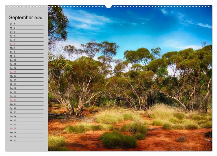 Produktbild: Australien. Impressionen (Wandkalender 2026 DIN A2 quer), CALVENDO Monatskalender