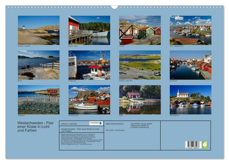 Produktbild: Westschweden - Flair einer K&uuml;ste in Licht und Farben (Wandkalender 2026 DIN A2 quer), CALVENDO Monatskalender