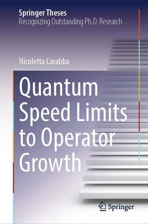 Produktbild: Quantum Speed Limits to Operator Growth