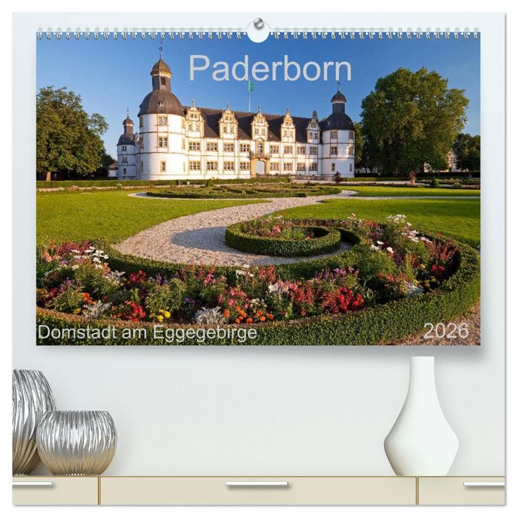 Produktbild: Paderborn Domstadt am Eggegebirge (hochwertiger Premium Wandkalender 2026 DIN A2 quer), Kunstdruck in Hochglanz