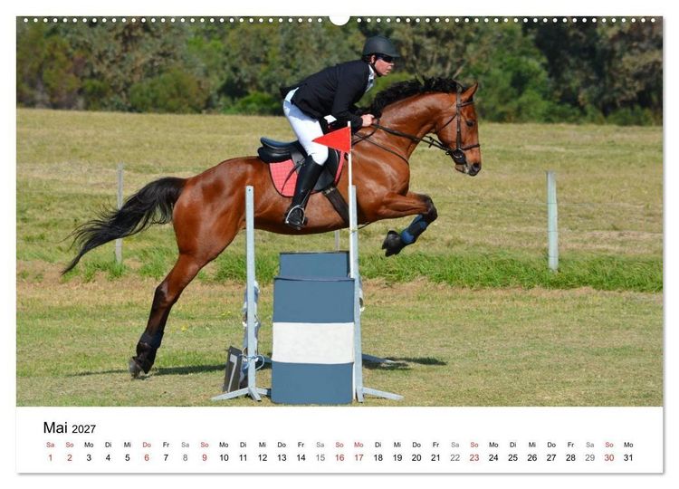 Produktbild: Vielseitigkeitsreiten (Wandkalender 2027 DIN A2 quer), CALVENDO Monatskalender