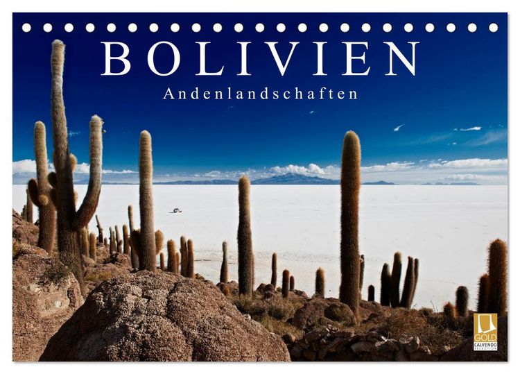Produktbild: Bolivien Andenlandschaften (Tischkalender 2026 DIN A5 quer), CALVENDO Monatskalender