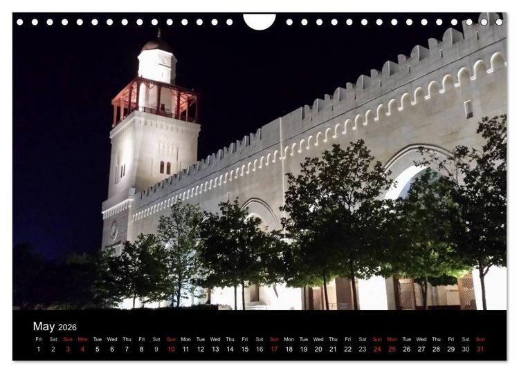 Produktbild: Monuments of Jordan 2026 (Wall Calendar 2026 DIN A4 landscape), CALVENDO 12 Month Wall Calendar