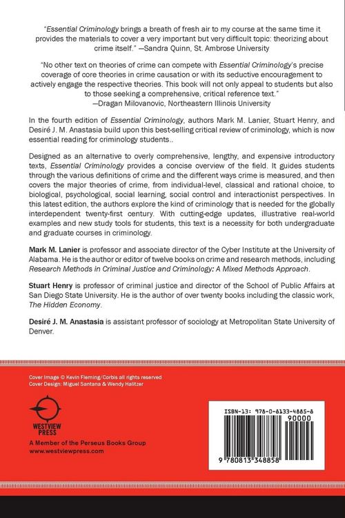Produktbild: Essential Criminology