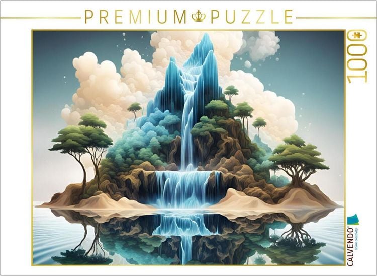 Produktbild: CALVENDO Puzzle Ein Motiv aus dem Kalender Magie der Natur - Wasserf&auml;lle | 1000 Teile Lege-Gr&ouml;&szlig;e 64x48cm Foto-Puzzle f&uuml;r gl&uuml;ckliche Stunden