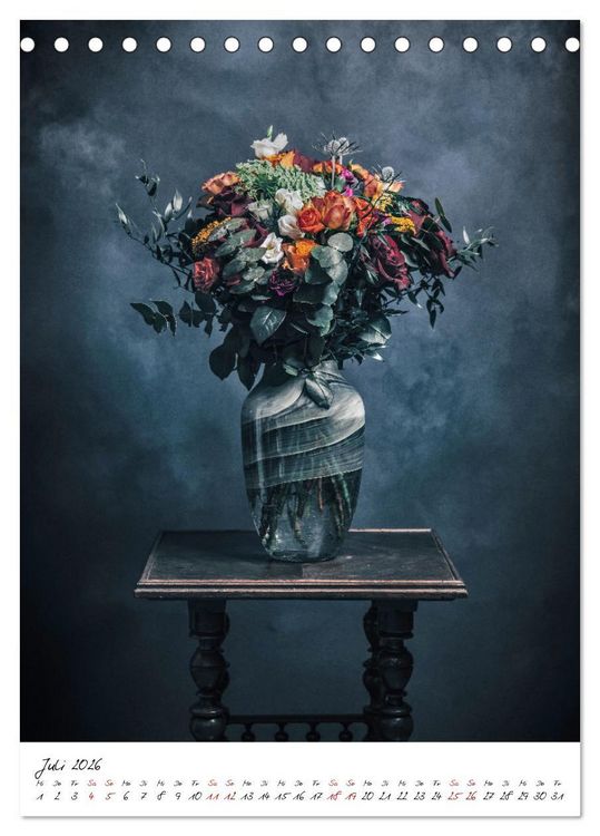 Produktbild: Blumen Bouquet (Tischkalender 2026 DIN A5 hoch), CALVENDO Monatskalender