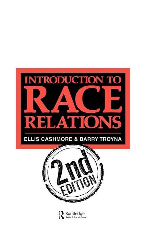 Produktbild: Introduction To Race Relations