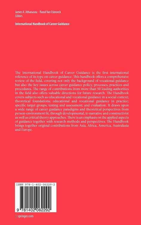 Produktbild: International Handbook of Career Guidance