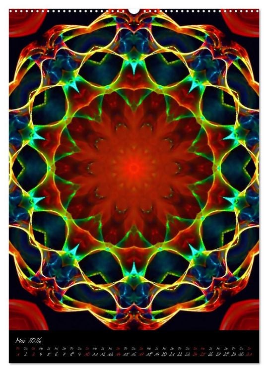 Produktbild: Mandala - Esoterik & Meditation (Wandkalender 2026 DIN A2 hoch), CALVENDO Monatskalender