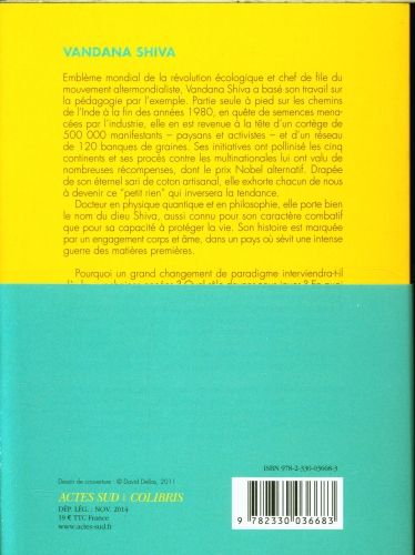 Produktbild: Vandana Shiva, pour une d&eacute;sob&eacute;issance cr&eacute;atrice : entretiens