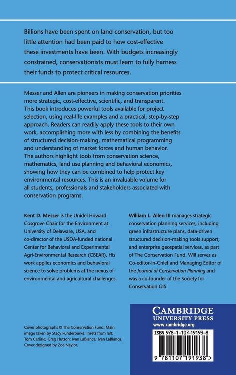 Produktbild: The Science of Strategic Conservation