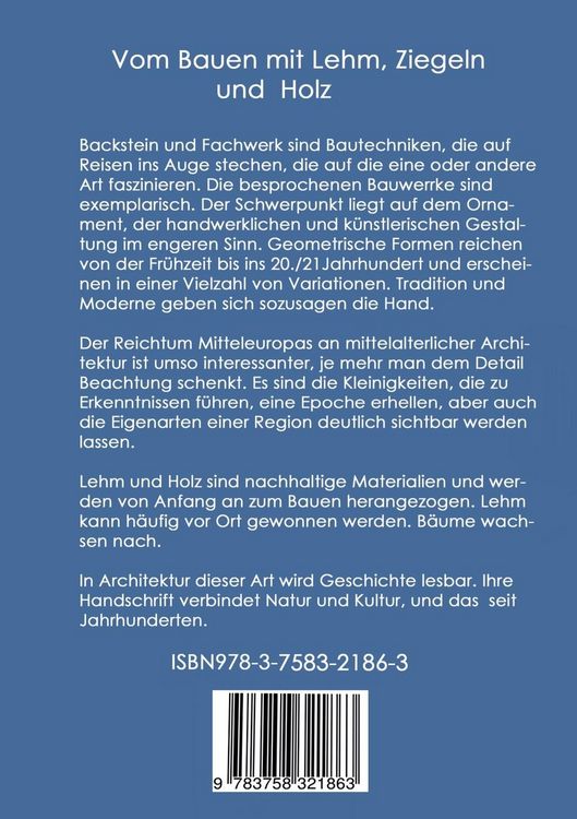 Produktbild: Vom Bauen mit Lehm, Ziegeln und Holz