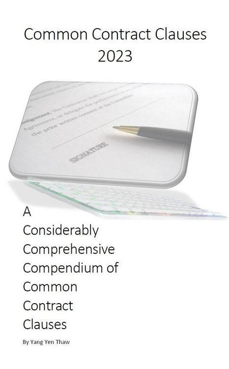 Produktbild: Common Contract Clauses 2023