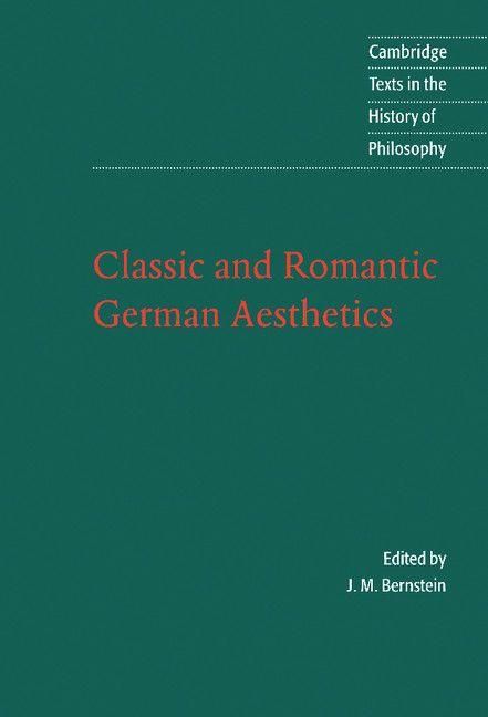Produktbild: Classic and Romantic German Aesthetics