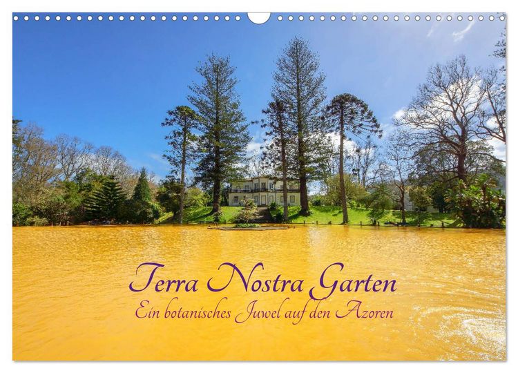 Produktbild: Terra Nostra Garten - ein botanisches Juwel auf den Azoren (Wandkalender 2026 DIN A3 quer), CALVENDO Monatskalender