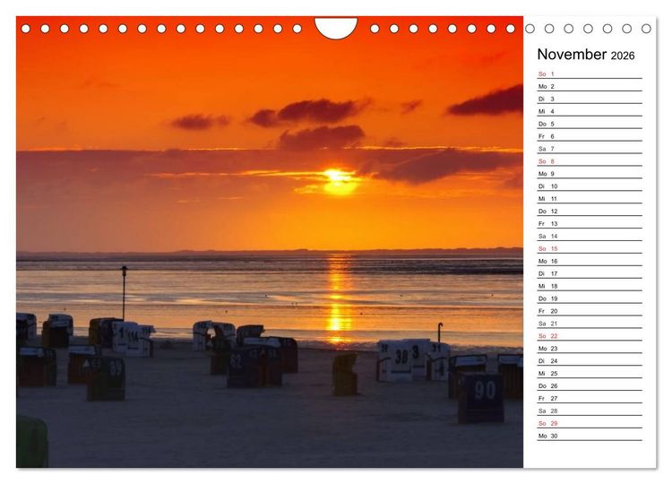 Produktbild: Neuharlingersiel - Ostfrieslands sch&ouml;nstes Hafenst&auml;dtchen (Wandkalender 2026 DIN A4 quer), CALVENDO Monatskalender