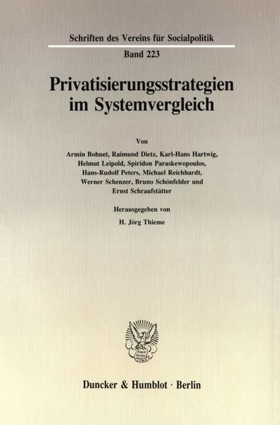 Produktbild: Privatisierungsstrategien im Systemvergleich.