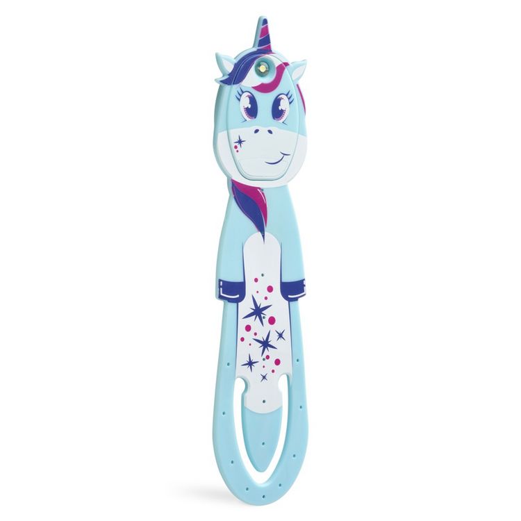 Produktbild: Flexilight Pals Leselicht Einhorn Blau &ndash; 2-in-1 LED-Leselicht