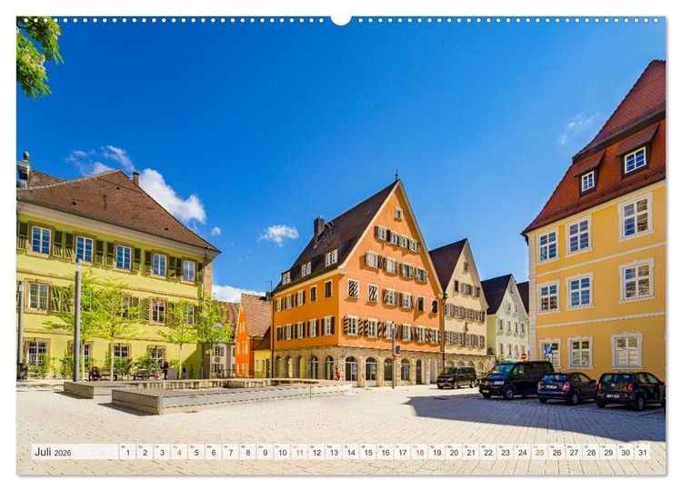 Produktbild: Ellwangen Impressionen (hochwertiger Premium Wandkalender 2026 DIN A2 quer), Kunstdruck in Hochglanz