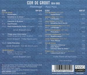 Produktbild: De Groot,Cor:Hommage Piano Music
