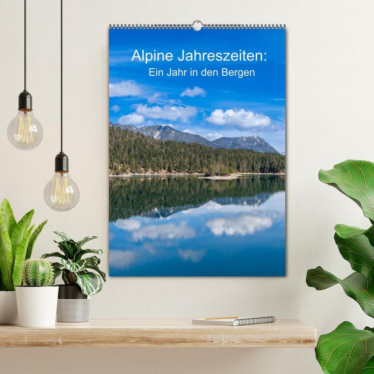 Produktbild: Alpine Jahreszeiten: Ein Jahr in den Bergen (Wandkalender 2026 DIN A2 hoch), CALVENDO Monatskalender
