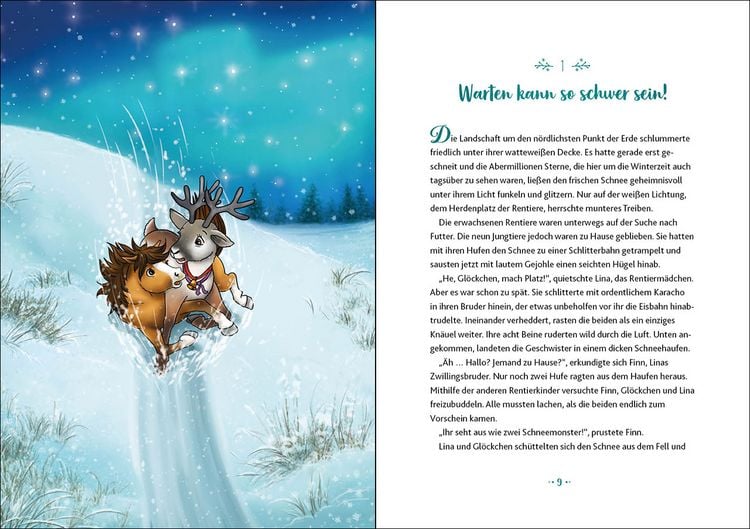 Produktbild: Gl&ouml;ckchen, das Weihnachtspony Mein Adventskalenderbuch - Ein zauberhafter Wunsch