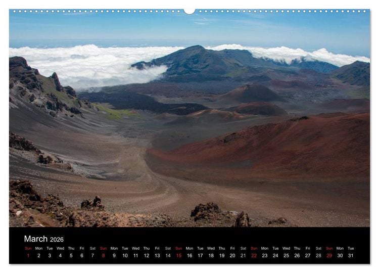 Produktbild: Paradise on Earth HAWAII (High Quality Premium Wall Calendar 2026 DIN A2 landscape),CALVENDO 12 Month Wall Calendar