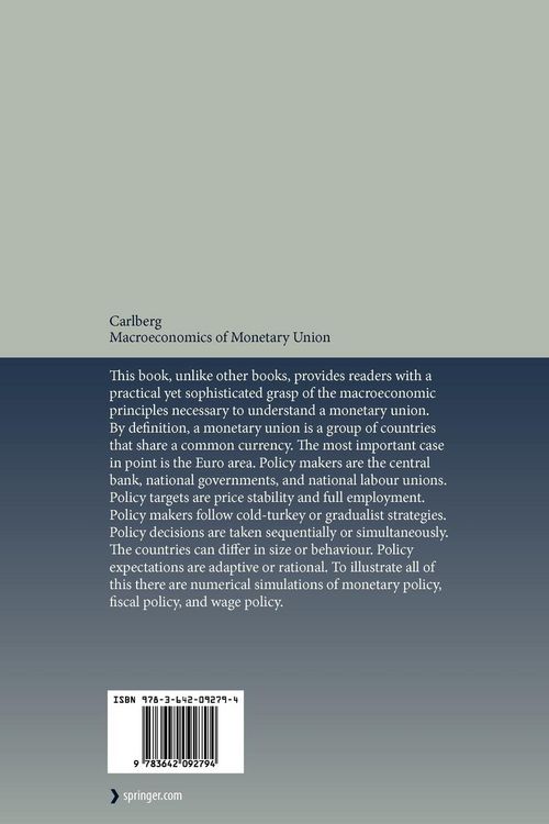 Produktbild: Macroeconomics of Monetary Union