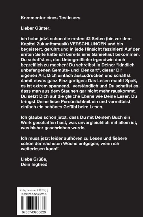 Produktbild: Gedanken &uuml;ber Zeit und Raum