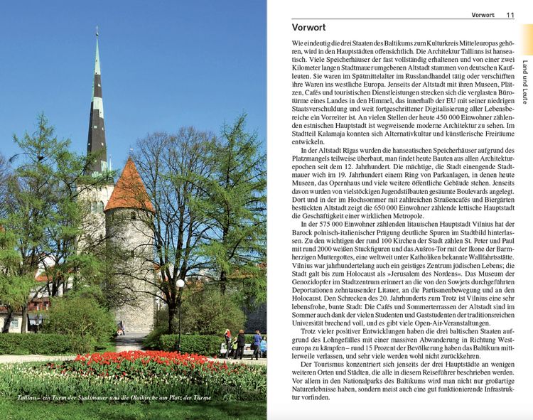 TRESCHER Reiseführer Riga, Tallinn, Vilnius