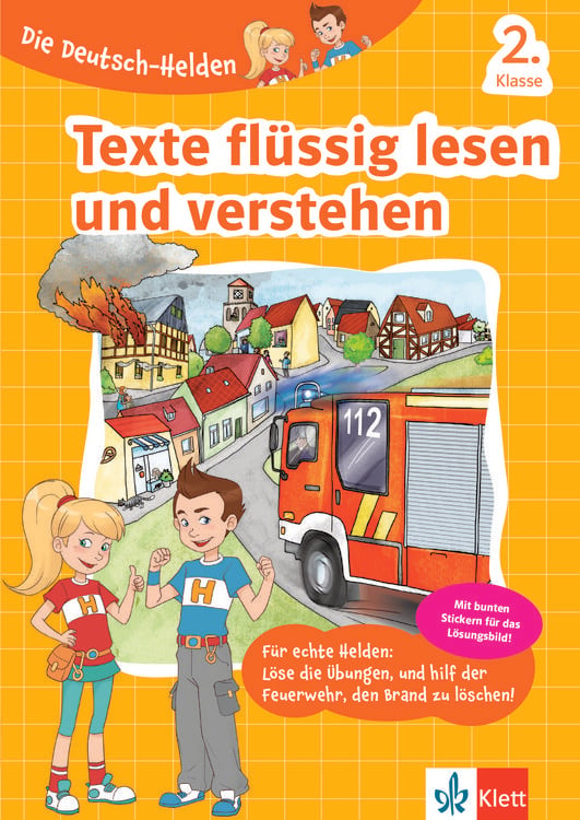 Produktbild: Die Deutsch-Helden Texte fl&uuml;ssig lesen und verstehen 2. Klasse