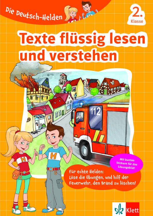 Produktbild: Die Deutsch-Helden Texte fl&uuml;ssig lesen und verstehen 2. Klasse