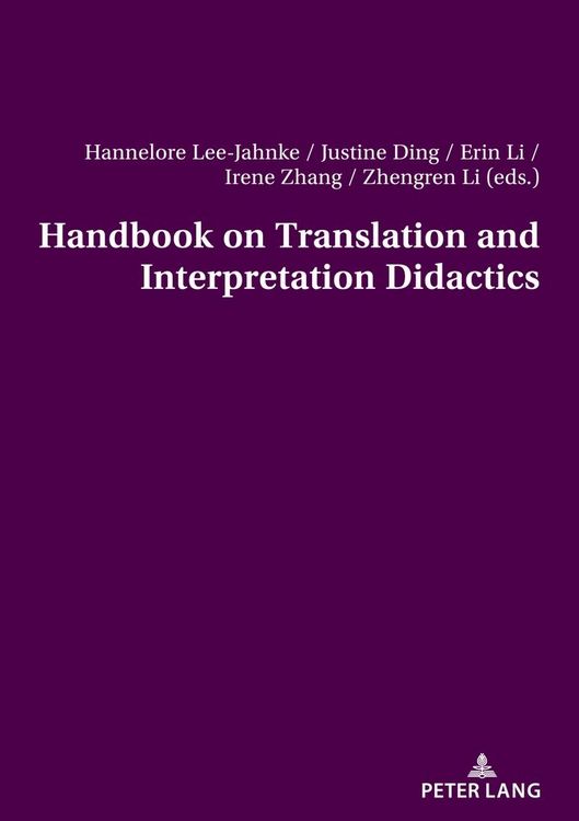 Produktbild: Handbook on Translation and Interpretation Didactics